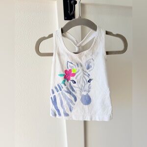 Carter’s Baby Girls Zebra Racerback Tank Top